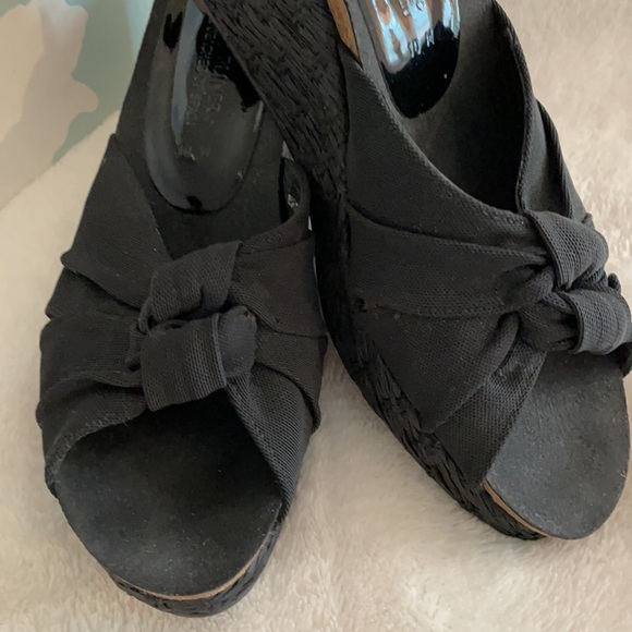 Donald Pliner Bridley Black platform sandal sz 10 - Picture 3 of 13